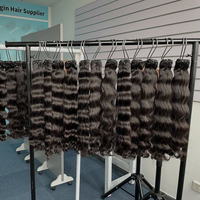 Prix de gros Lot de mèches de cheveux humains bruts doublement étirés, qualité 12A, ondulation lâche, 10-30 pouces, origine Vietnam