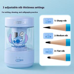 Para sacapuntas eléctrico automático con grosor ajustable para estudiantes de primaria y secundaria - Product Image 5