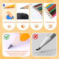 Ensemble de crayons de charpentier HB personnalisés, crayons en bois standard pour l'école et le bureau, vente en gros, impression de logo OEM