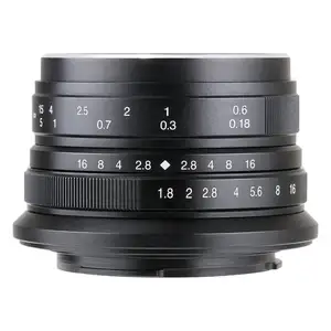 7 Handwerker 25mm F1.8 Prime Objektiv für Sony E Mount für Fujifilm X für Canon EOS-M /M43 Kamera A7 A7II A7R