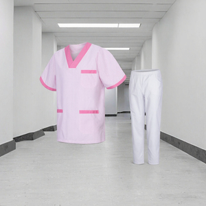 Bata Médica Unisex de Manga Larga Blanca, de Poliéster/Rayón, para Hospital, Farmacia, Veterinaria, Salón de Belleza - Product Image 3