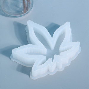 P1302 Tự Làm Lớn Weed Nồi Maple Lá Gạt Tàn Nhựa Silicone Bánh Công Cụ Khuôn - Product Image 5