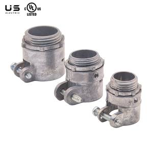 EMT 1/2 "zinco pressofuso BX-Flex tipo raccordo dritto connettore elettrico flessibile in metallo - Product Image 1