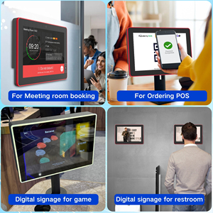 Tableta de Escritorio con Pantalla Táctil Android de 10.1 Pulgadas, Señalización Digital Comercial con Luz Opcional, NFC, POE para Pagos en Restaurantes WA10 - Product Image 2