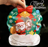 Emballage de bonbons personnalisable avec fenêtre transparente en PE refermable, impression en héliogravure verticale pour l'emballage de bonbons