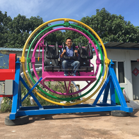 6 sièges UK Trainer Trailer Chair Human Gyroscope Amusement Rides à vendre