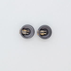 Transparent 0.78mm Round Dual-Pin Female Connector Gold-Plated for DIY <b>Earphone</b> Accessories - Product Image 3