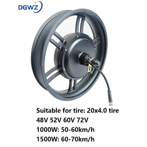 Kit de Conversión de Bicicleta Eléctrica con Motor de Cubo de Rueda Trasera de 20 Pulgadas, 20x4 Pulgadas, Sin Engranajes, 48V52V, 1000W 1500W, para Neumáticos Anchos, Gran Venta - Product Image 3