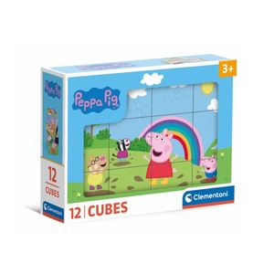 CLEMENTONI 12 CUBI - PUZZLE PEPPA PIG - Product Image 1