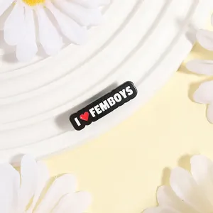 I Love <strong>Femboys</strong> Enamel Pin Queer Culture Pride LGBTQ Metal Brooches Backpack Lapel Badge Fashion Jewelry Gift Friends for <strong>Clothes</strong> - Product Image 5