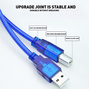 <span class=keywords><strong>สาย</strong></span>พิมพ์ <span class=keywords><strong>USB</strong></span> คุณภาพสูง 24AWG ความยาว 1.5 เมตร USB2.0 หัว A ตัวผู้ ต่อ หัว B ตัวผู้ สำหรับเครื่องพิมพ์ - Product Image 6