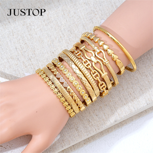 Bangles OEM/OEM custom waterproof stainless steel Gold plating Fashion Jewelry hypoallergenic supplies cuf bangles - Product Image 3