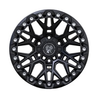 Rines de Aleación Personalizados de 17 y 18 Pulgadas, 5 y 6 Birlos, 6x139.7, 6x114.3, 6x135, 5x127, 4x4, Ruedas Beadlock para Ford Ranger, Toyota Fortuner