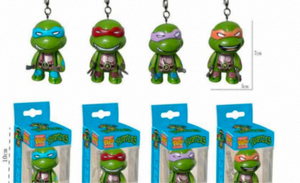 Llavero Funko de las Tortugas Ninja, Figura Coleccionable de Plástico de 8 cm para Niños y Fans - Product Image 1