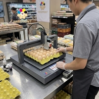 Machine de codage automatique des œufs CM-WPEGG01, imprimante à jet d'encre pour la date d'expiration et le code de lot, pour la ligne d'emballage de la production d'œufs