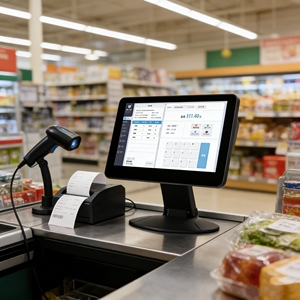 Wholesale 13.3 Inch Win-dows All In One POS Machine Payment Terminal For Retail Shop Restaurant Bakery Supermarket - Product Image 1