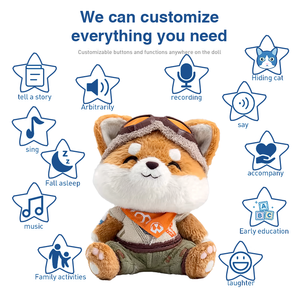 ของเล่น plushei ตุ๊กตาสัตว์ดีไซน์น่ารักรูปสัตว์ตุ๊กตาออกแบบโลโก้ได้ตามต้องการ - Product Image 2