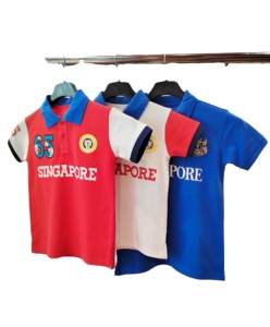 2025 concevoir votre propre Logo <span class=keywords><strong>Polo</strong></span> t-shirt enfants doux coton unisexe impression personnalisée brodé décontracté mode <span class=keywords><strong>Polo</strong></span> pour bébé garçon - Product Image 1