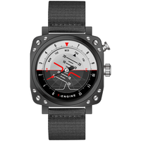 Nouvelle montre multifonctionnelle à engrenages, design créatif de boîte de vitesses, mouvement innovant, montre de performance tendance