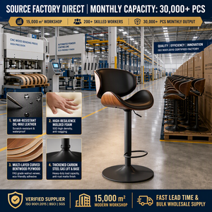 Nouvelles chaises de salle à manger industrielles modernes pour cuisine, café, restaurant, tabourets de <span class=keywords><strong>bar</strong></span> industriels avec dossier - Product Image 5