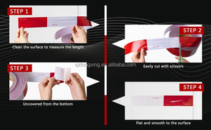 Khả năng hiển thị cao an toàn màu đỏ và trắng DOT-C2 khả năng hiển thị cao băng phản chiếu cho xe tải và an toàn đường Bộ cảnh báo không thấm nước Sticker - Product Image 5