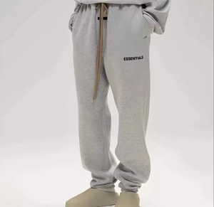 Conjunto de Sudadera con Capucha y Pantalones Deportivos para Hombre, 80% Algodón/20% Poliéster, 480 g/m², Disponible Ahora - Chándal de Forro Polar con Estampado de Letras Otoño FW24 - Product Image 5