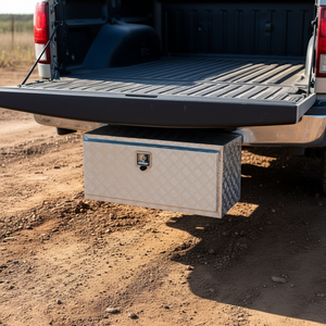 Caja de Aluminio con Placa de Diamante para Camioneta, 36x14x16 Pulgadas, con Cierre en T, Impermeable, para Almacenamiento de Herramientas, para Exteriores - Product Image 2