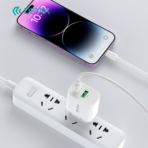 Devia 20W trắng EU nhanh chóng sạc điện thoại di động V2 PD & QC chống cháy PC phù hợp với Loại-C cổng QC3.0 chức năng 5A/2A/25A/1.5A 0.5A hộp - Product Image 4