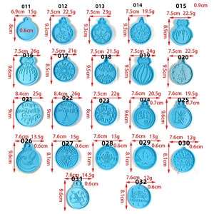 Resina <span class=keywords><strong>de</strong></span> cristal DIY SERIE <span class=keywords><strong>DE</strong></span> Navidad llavero colgantes decorativos múltiples moldes circulares <span class=keywords><strong>de</strong></span> silicona <span class=keywords><strong>de</strong></span> copo <span class=keywords><strong>de</strong></span> nieve en bolsa OPP - Product Image 3