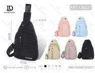 Borsa da petto in tessuto da donna con tracolla singola regolabile, minimalista, per uso quotidiano, per tutte le stagioni - Product Image 1