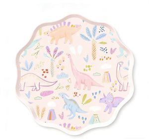 Juego de Platos de Papel de 9 Pulgadas con Diseño de Dinosaurios de Dibujos Animados, para Fiestas Infantiles, Venta al por Mayor - Product Image 3