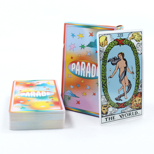 Carte de tarot classique personnalisée très vendue <span class=keywords><strong>Jeu</strong></span> de divination imprimé en usine Cartes de tarot avec guide pour femmes <span class=keywords><strong>Jeu</strong></span> - Product Image 5