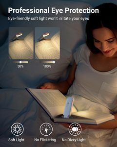Portable <b>Mini</b> LED <b>Desk</b> Lamp with Battery Powered Eye Protection Night Light for Reading Books Bedroom Use - Product Image 5