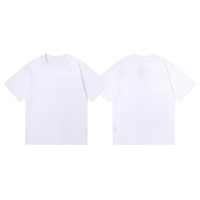 Camiseta de Hombre 2026, Nueva, Casual, para Negocios, Estampada, Transpirable, de Algodón Puro, Suave al Tacto, de Manga Corta y Gruesa