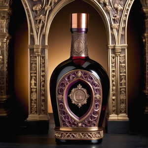 Envase de Vidrio Personalizado para Licores, Forma Plana, <span class=keywords><strong>Espacio</strong></span> <span class=keywords><strong>Vacío</strong></span> para 100 ml de Licor, Vodka, Ginebra, Whisky, Brandy, Tequila, Vino, con Tapa - Product Image 4