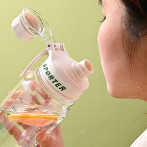 2025 Hot Selling Sports Water Bottle Large Capacity 1000ml PC Plastic Clear Bottle with Tea Strainer - Product Image 5