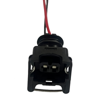 Conector de sensor de 2 pines para arnés de cableado de gasolina para piezas de motor automotriz, adaptador de enchufe CC-01