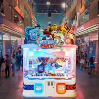Rong Xiang Machine à griffes à monnayeur pour la distribution de prix, jeu de divertissement en métal, personnalisable, version anglaise, garantie 3 ans