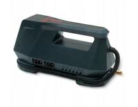 Pompe à air portable pour voiture à double alimentation AC/DC avec voyant d'avertissement LED, gonfleur de pneus numérique 110V/12V avec plusieurs embouts