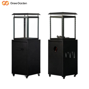 Brasero de Gas para Exteriores Moderno, Negro, Directo de Fábrica, con Ruedas de Vidrio, Calentador Portátil de GLP para Uso Doméstico y Comercial - Product Image 2