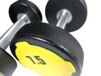 Haltère réglable léger BLD DB-008 Xtrack Style avec revêtement CPU, noyau en acier massif, poignée antidérapante inodore, idéal pour la salle de sport à domicile