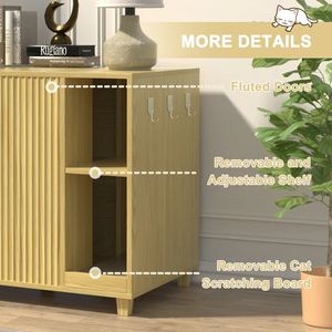 <strong>Cat</strong> <strong>Litter</strong> Enclosure, Suitable for Self-cleaning Smart Automatic <strong>Cat</strong> <strong>Litter</strong> <strong>Cabinet</strong> - Product Image 4