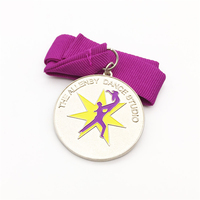 Fabricante Bahrein Custom Metal Award Medal Souvenir Award Medal Club Cheerleading Cheer Medals Trophy