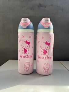 Wala thermos tasse 304 paille détachable en acier inoxydable double bec bouilloire grande capacité sport thermos tasse d'eau froide - Product Image 4