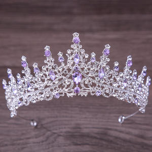 Accesorios de vestido de ropa atmosférica de lujo <span class=keywords><strong>tocado</strong></span> Barroco europeo boda novia cumpleaños corona - Product Image 3