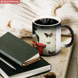 Sublimation Shop Blank Mug 11oz Frosted Black <b>Ceramic</b> Heat Activated <b>Cup</b> - Product Image 3