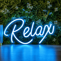 Letrero Comercial de Neón Personalizado de Fábrica, Letrero LED Acrílico con Logotipo para Publicidad de Marca en Tiendas