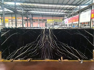 <strong>China</strong> Nero <strong>Marquina</strong> Marble Big Slabs <strong>Black</strong> Stone White Veins for Bathroom Wall Restaurant Wall Cladding Decorative Book Match - Product Image 2