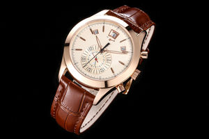 Montre mécanique haut de gamme 2025 avec cadran blanc automatique, bracelet en acier inoxydable et cuir, antichoc, style charmant, pour la mode - Product Image 2