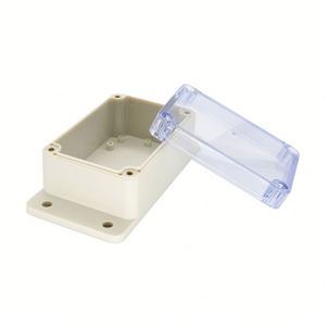 Caja de Conexiones de Plástico ABS Ebm IP65, Caja de Proyectos Eléctricos Universal, Cubierta Transparente, Impermeable para Exteriores, 138x68x50MM, Pintada - Product Image 2